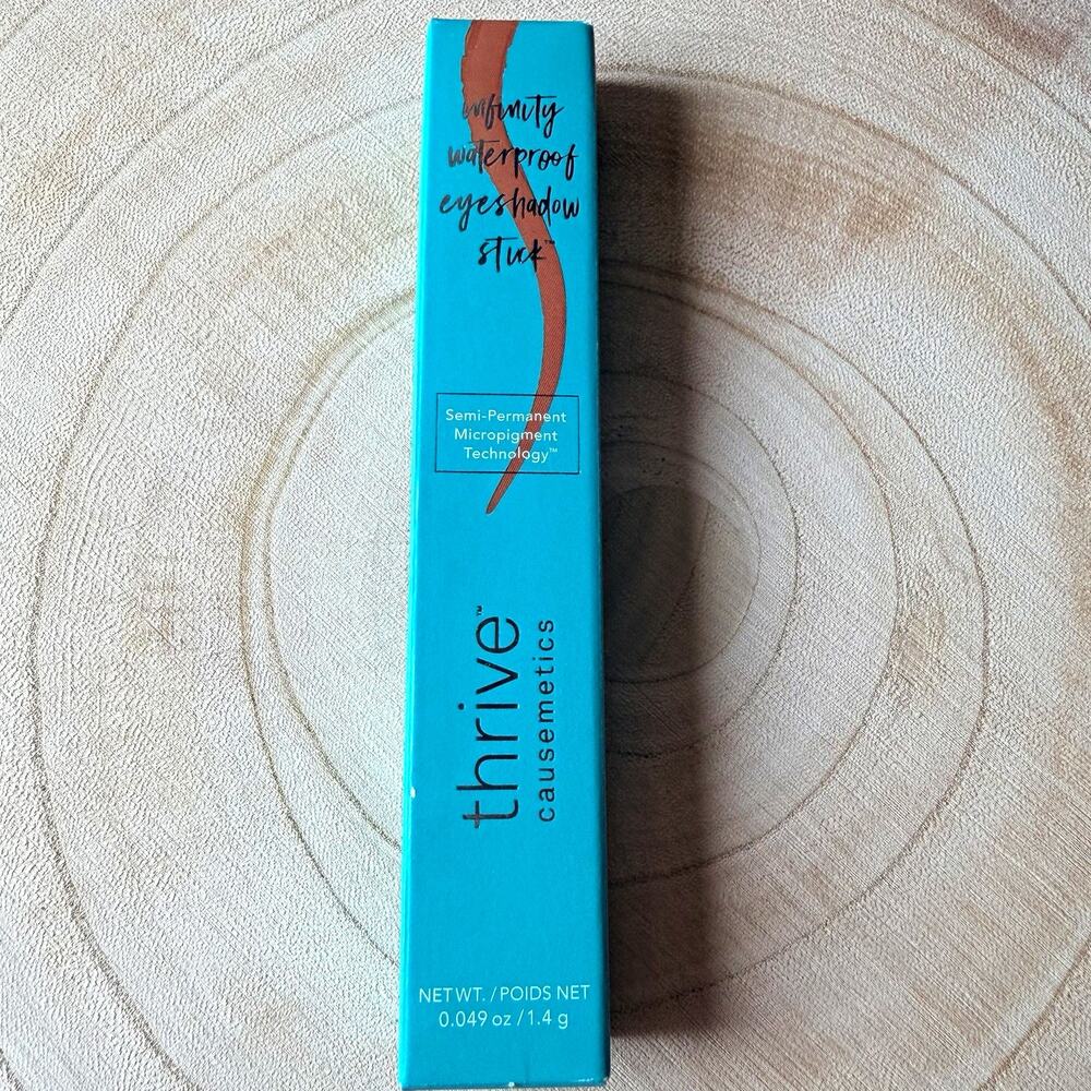 Thrive Causemetics Waterproof Eyeshadow Stick Matte Warm Sienna 0.049 oz